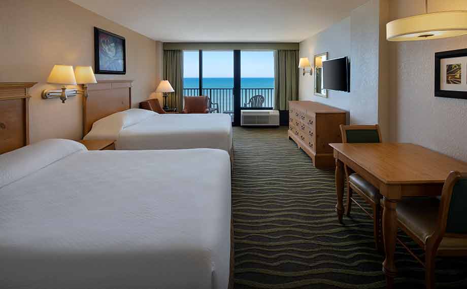 ocean front efficiency guest room view