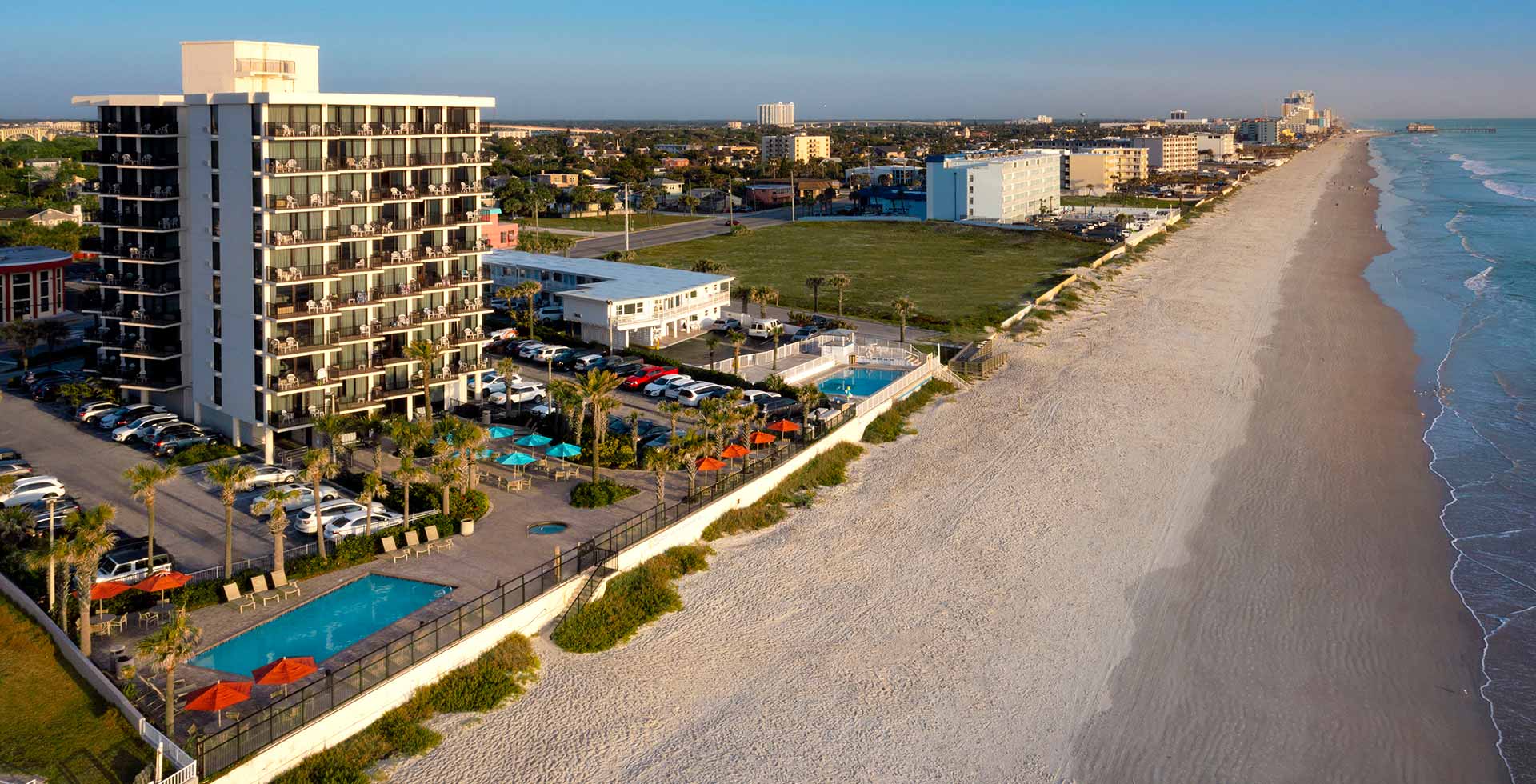 Beach view on Daytona Beach, Florida